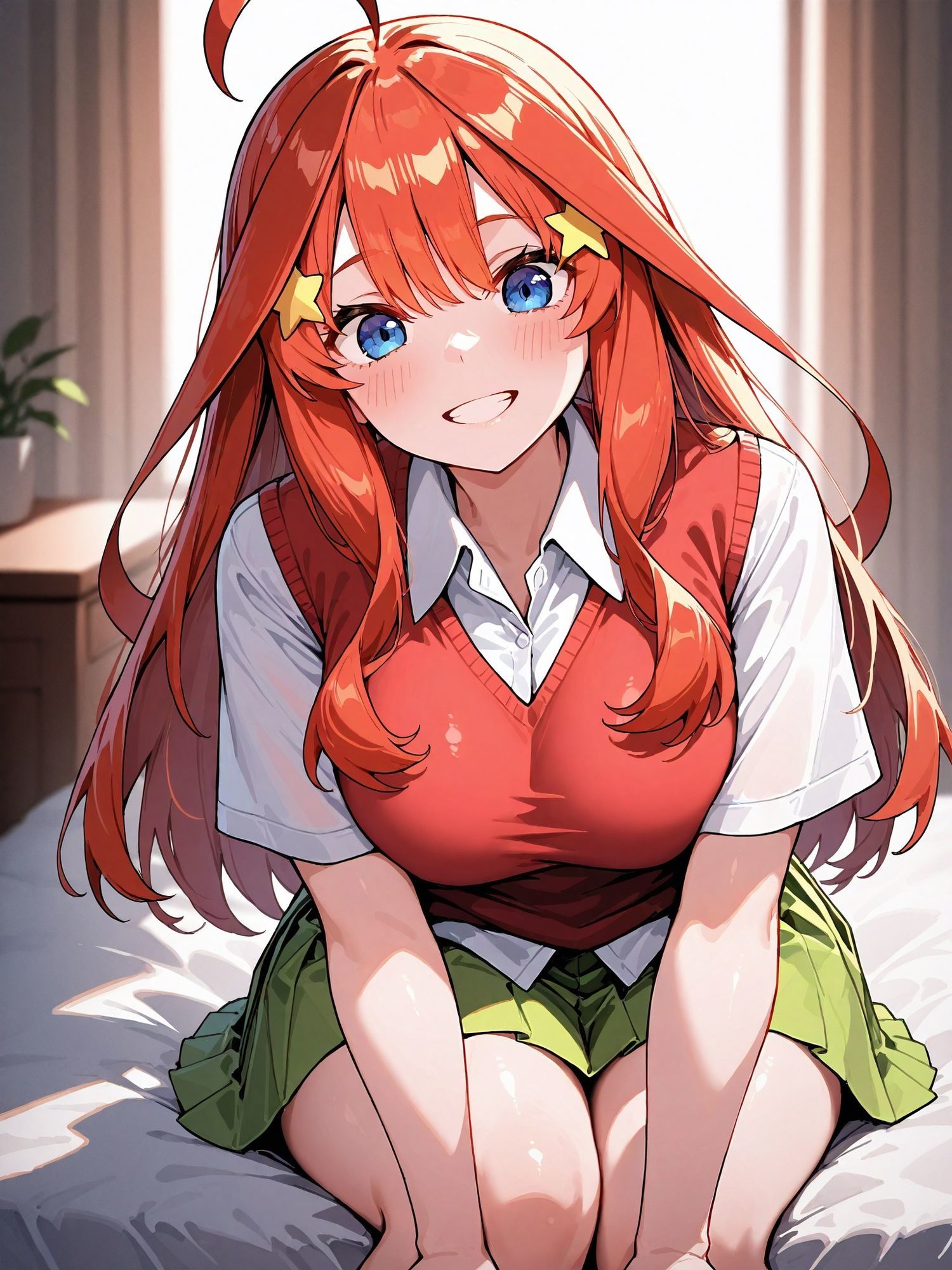 ヒロイン即えっち 中●五月 制服編 - サンプル画像 1