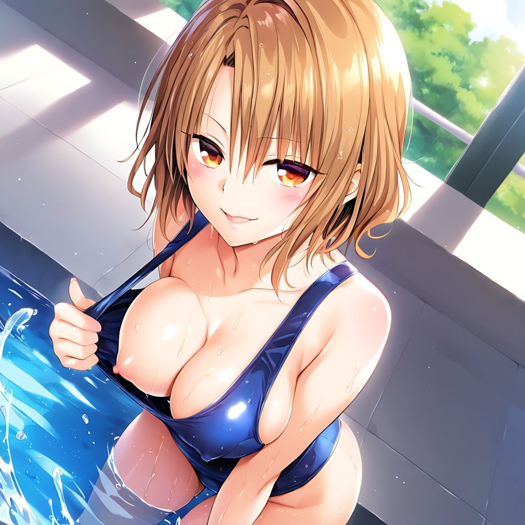 Toloveる プールでスク水SEX！【500P】 - サンプル画像 1