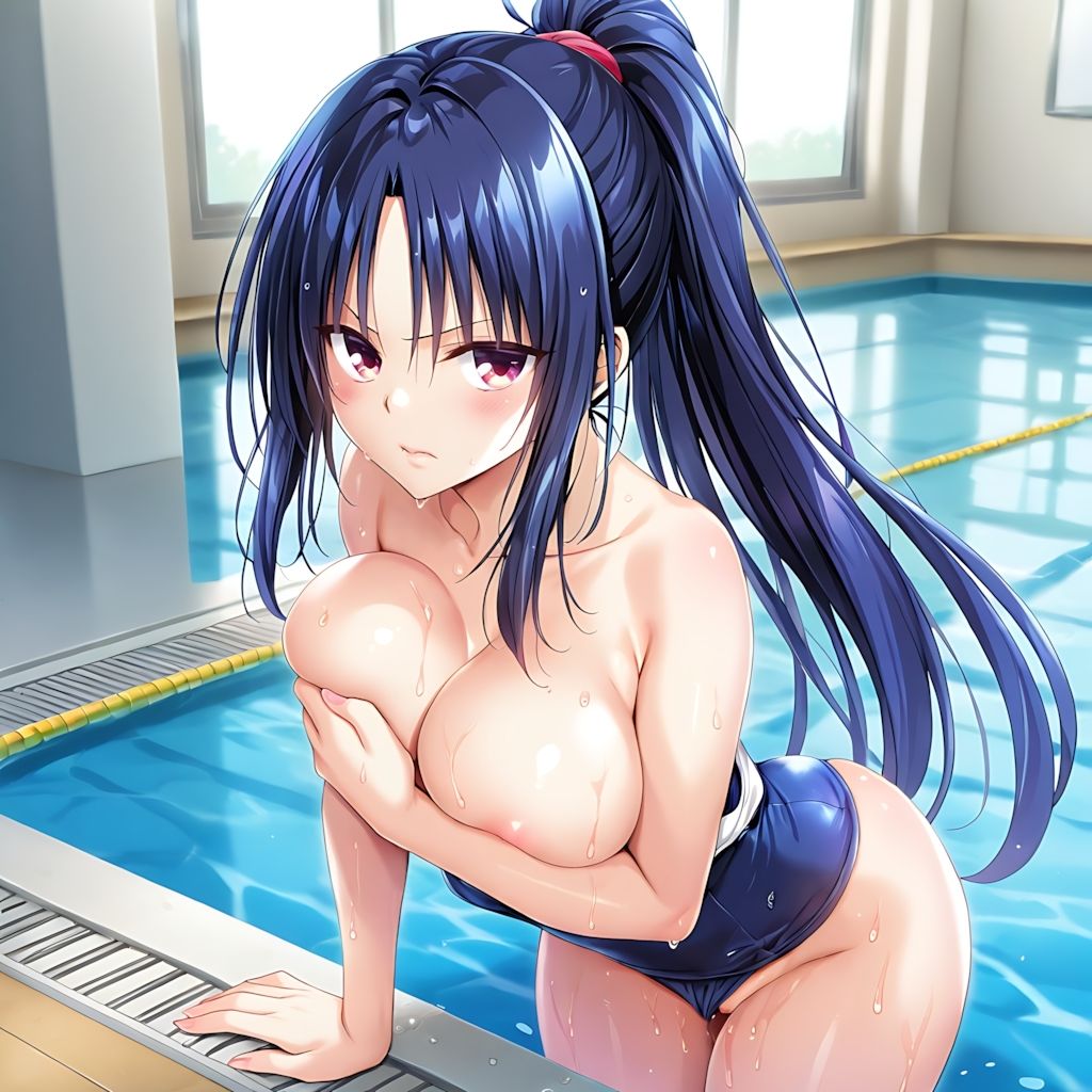 Toloveる プールでスク水SEX！【500P】 - サンプル画像 9