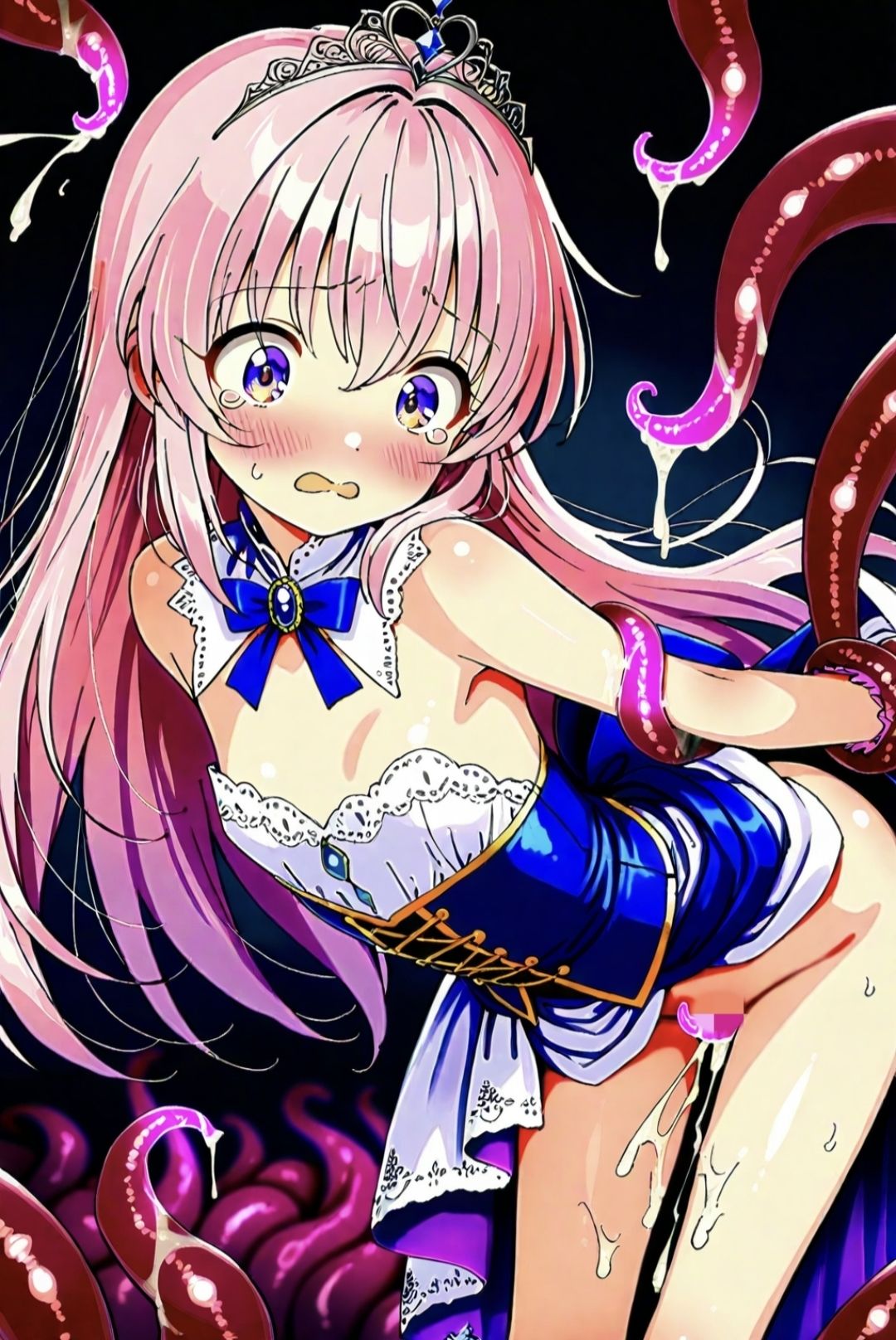 ピンク髪美少女とコスプレH.BLACKver - サンプル画像 8