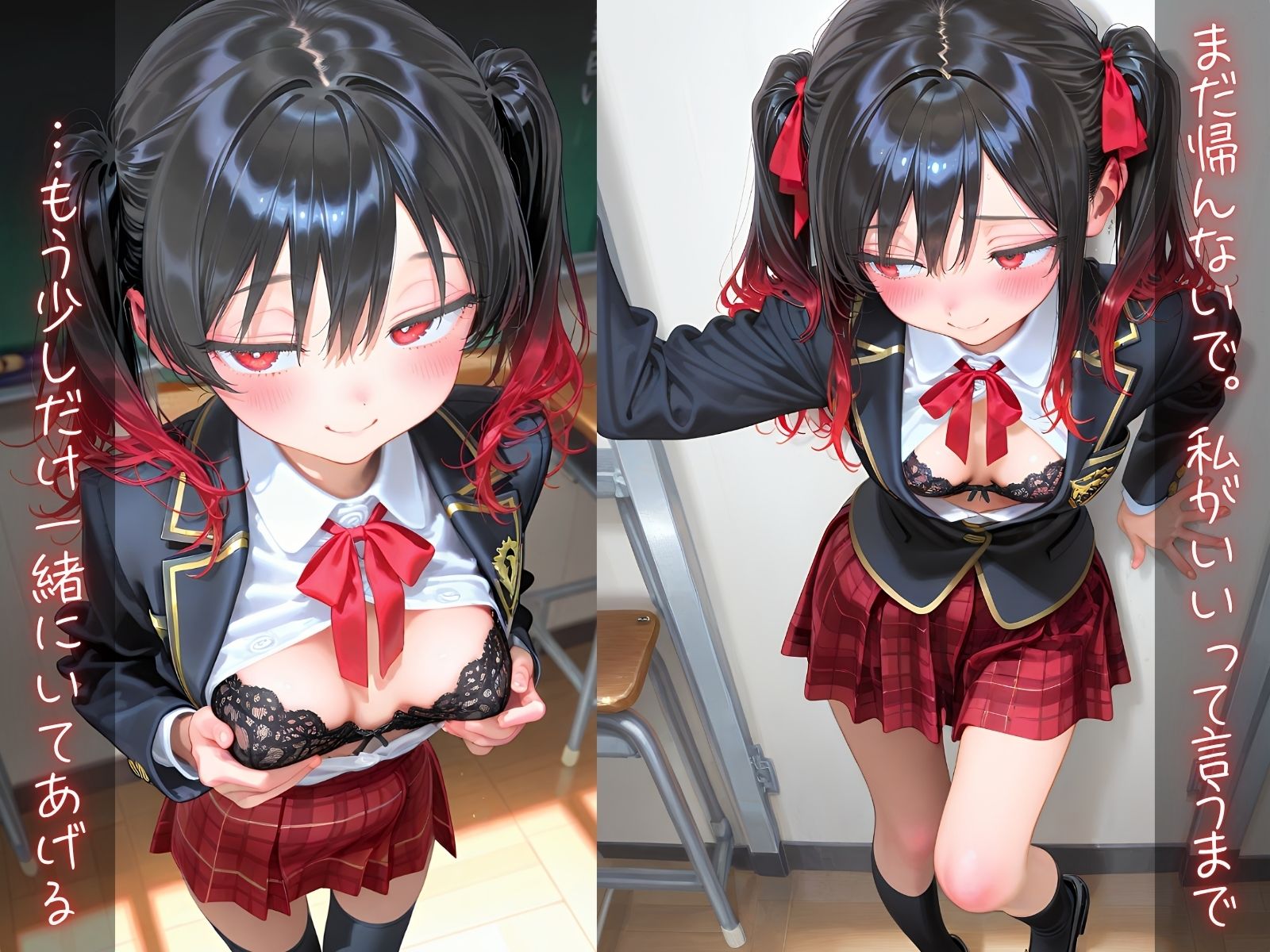 制服の君を独り占め ツンデレツインテ女子校生と放課後いちゃらぶえっち - サンプル画像 2
