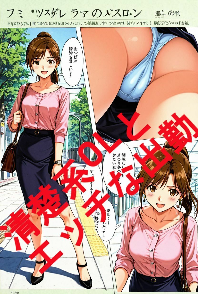 清楚系OLとエッチな出勤。電車編。 - サンプル画像 2