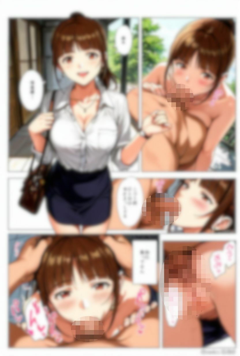 清楚系OLとエッチな出勤。電車編。 - サンプル画像 6