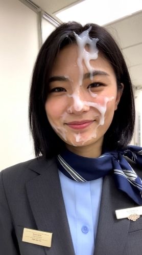 顔射後の余韻 - CA編 Vol.3 - サンプル画像 3