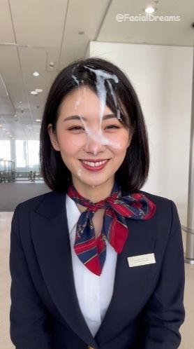 顔射後の余韻 - CA編 Vol.3 - サンプル画像 5