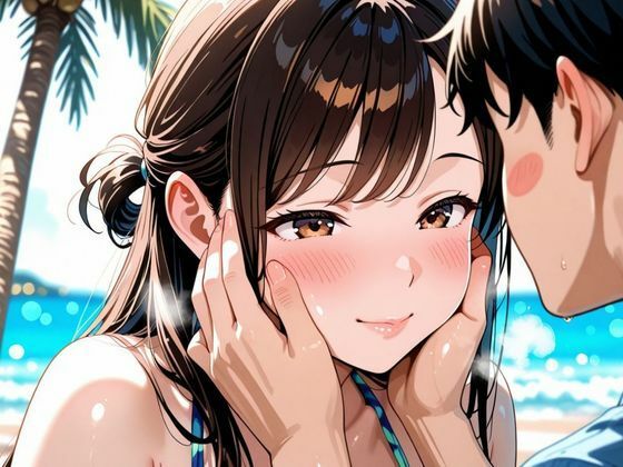 愛液に溺れた背徳の人妻 〜プライベートビーチで響き渡る愛人のイキ喘ぐ声〜 - サンプル画像 4