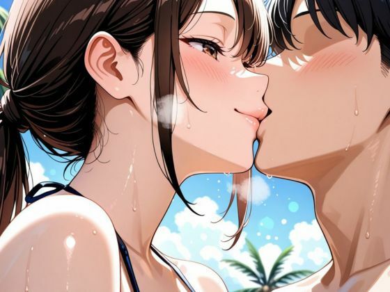 愛液に溺れた背徳の人妻 〜プライベートビーチで響き渡る愛人のイキ喘ぐ声〜 - サンプル画像 5