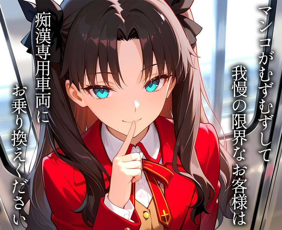 痴●専用車両  遠〇凛 - サンプル画像 1