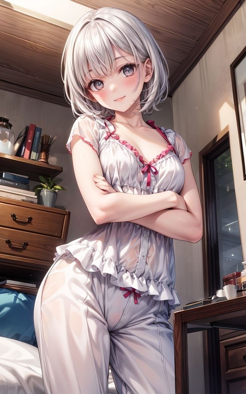 グラビア＆裏画像 JKアイドル 白川まや 緑制服バージョン - サンプル画像 2