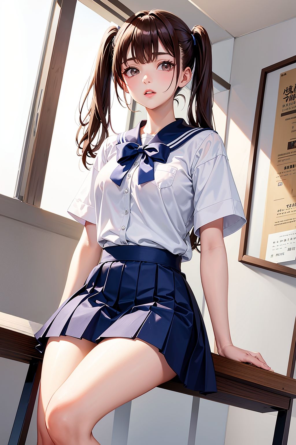 Lの誘惑 キュートなツインテール - サンプル画像 2