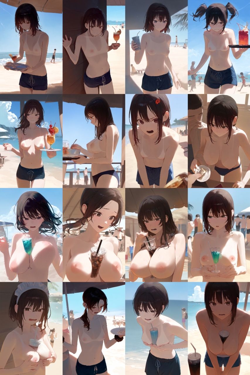 【500枚】罰ゲームで男水着チャレンジ - サンプル画像 4