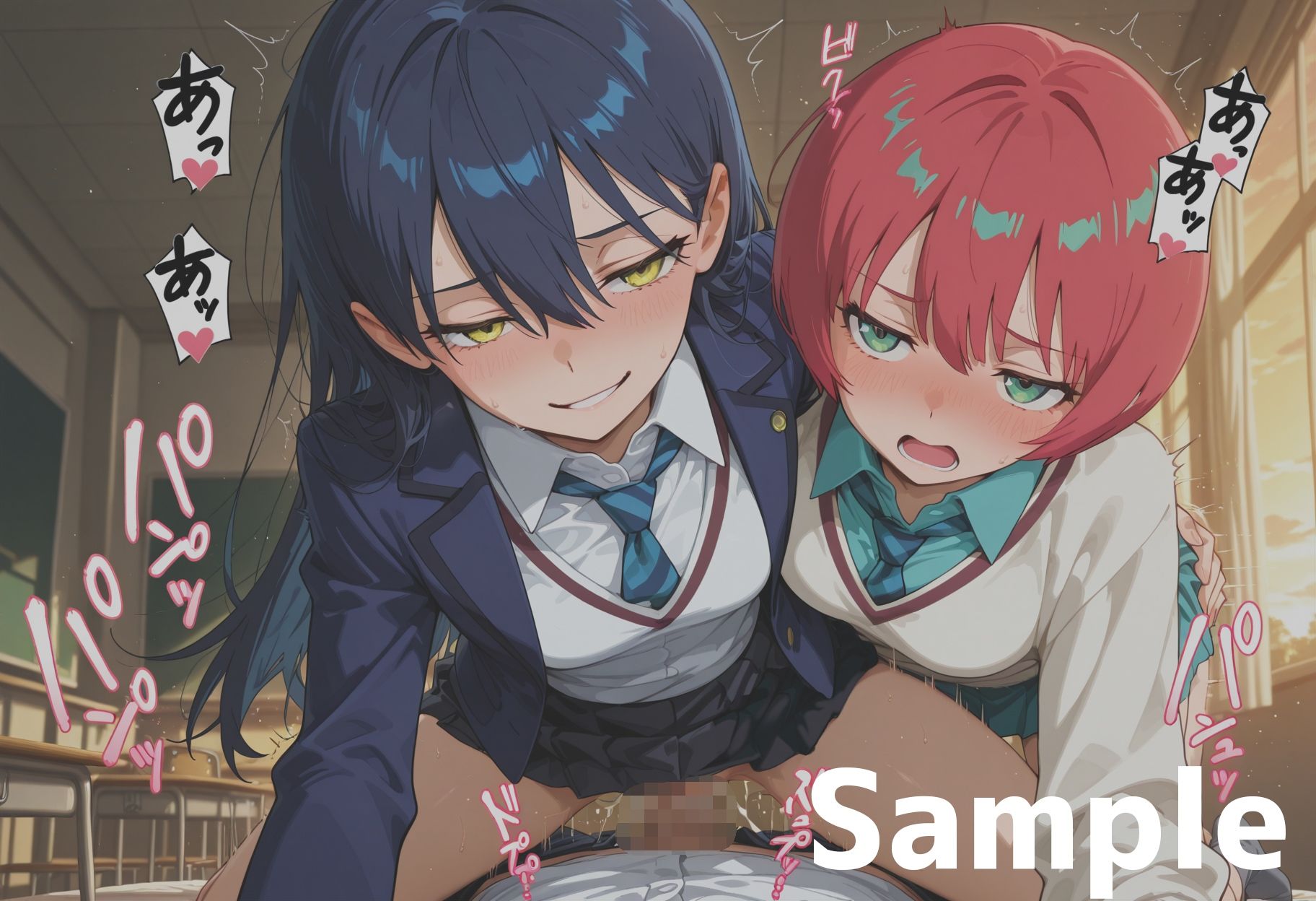 マ◯ュとニャ◯ンのちょっと長い日〜百合の棒として好きに使われる〜 - サンプル画像 6