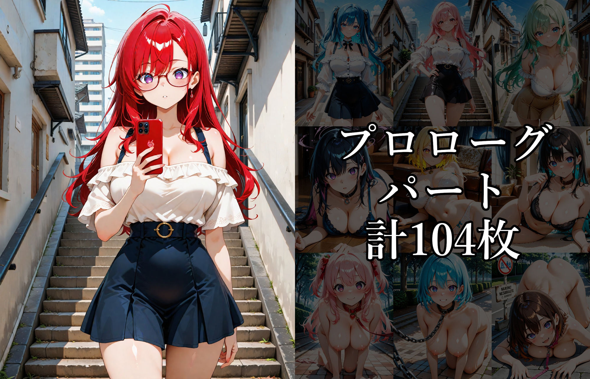 隣のお姉さんを催●性交 〜昼下がりの首輪散歩で発情セックス〜 - サンプル画像 2