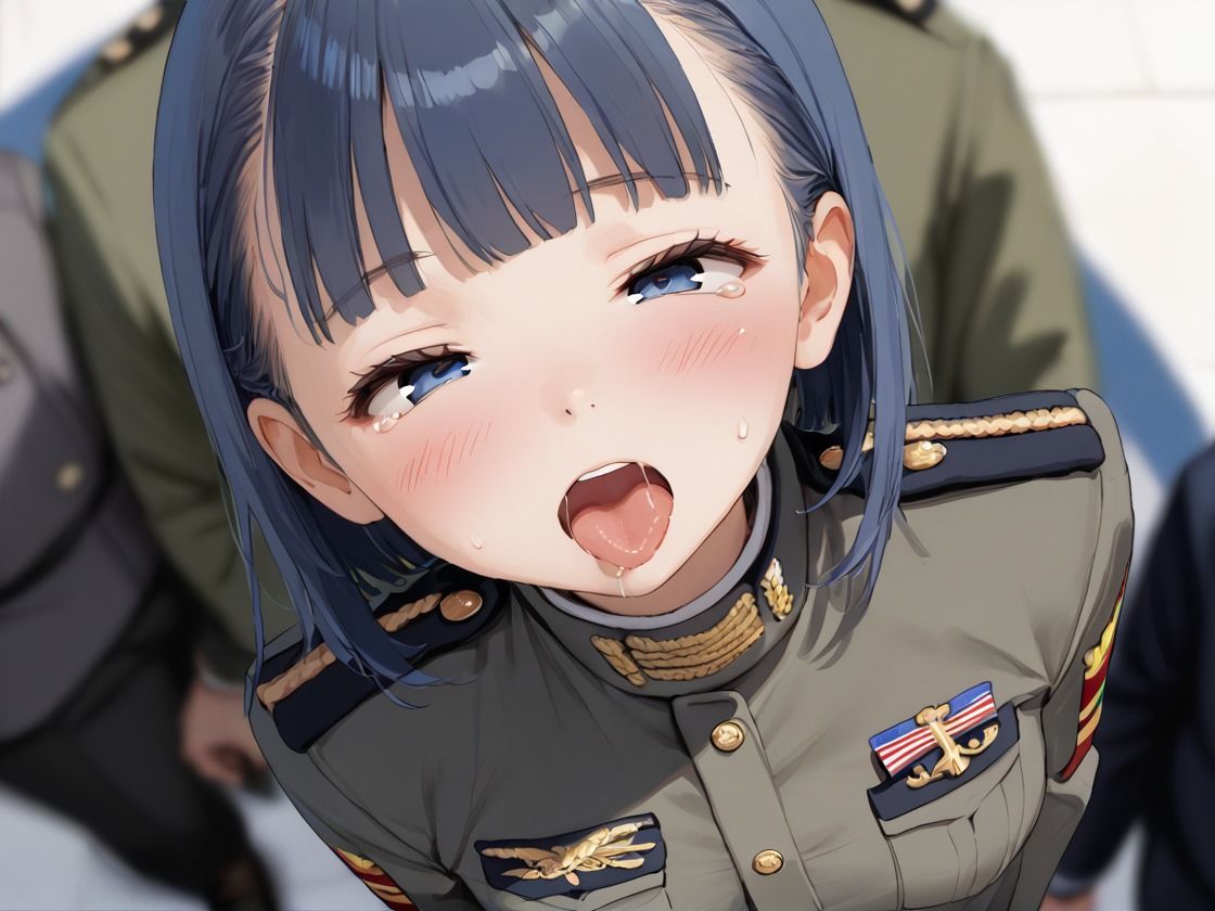 性処理  自衛官  つるぺた少女の日常  〜隊員のお世話をする性処理自衛官〜 - サンプル画像 2