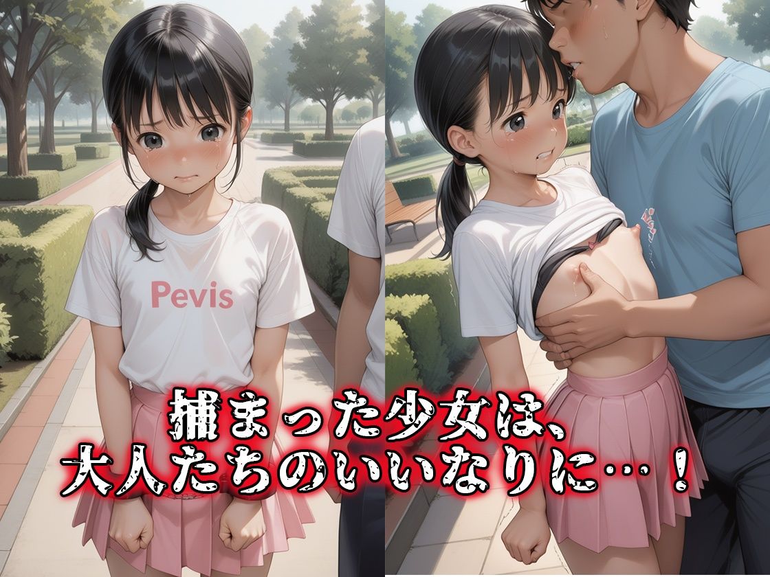 つるぺた少女と種付け鬼ごっこ【野外】【種付け】【好き放題】【ロリ】 - サンプル画像 2