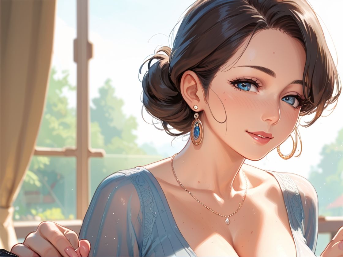 美巨乳隣の人妻を種付け調教で快楽墜ち - サンプル画像 3