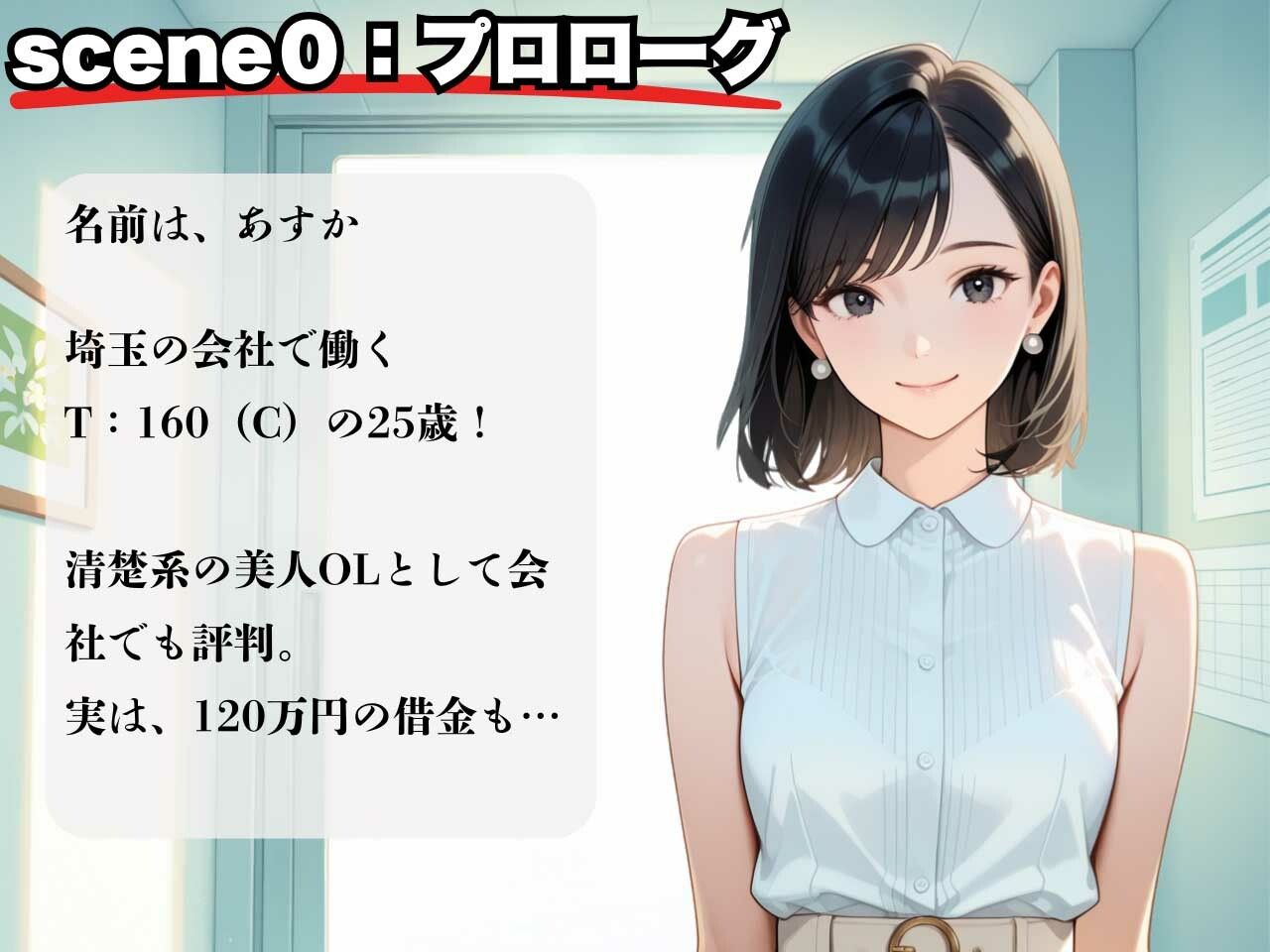 借金女子！25歳の清楚系美女が返済できず、彼氏専用ま〇こが陥落！ - サンプル画像 2