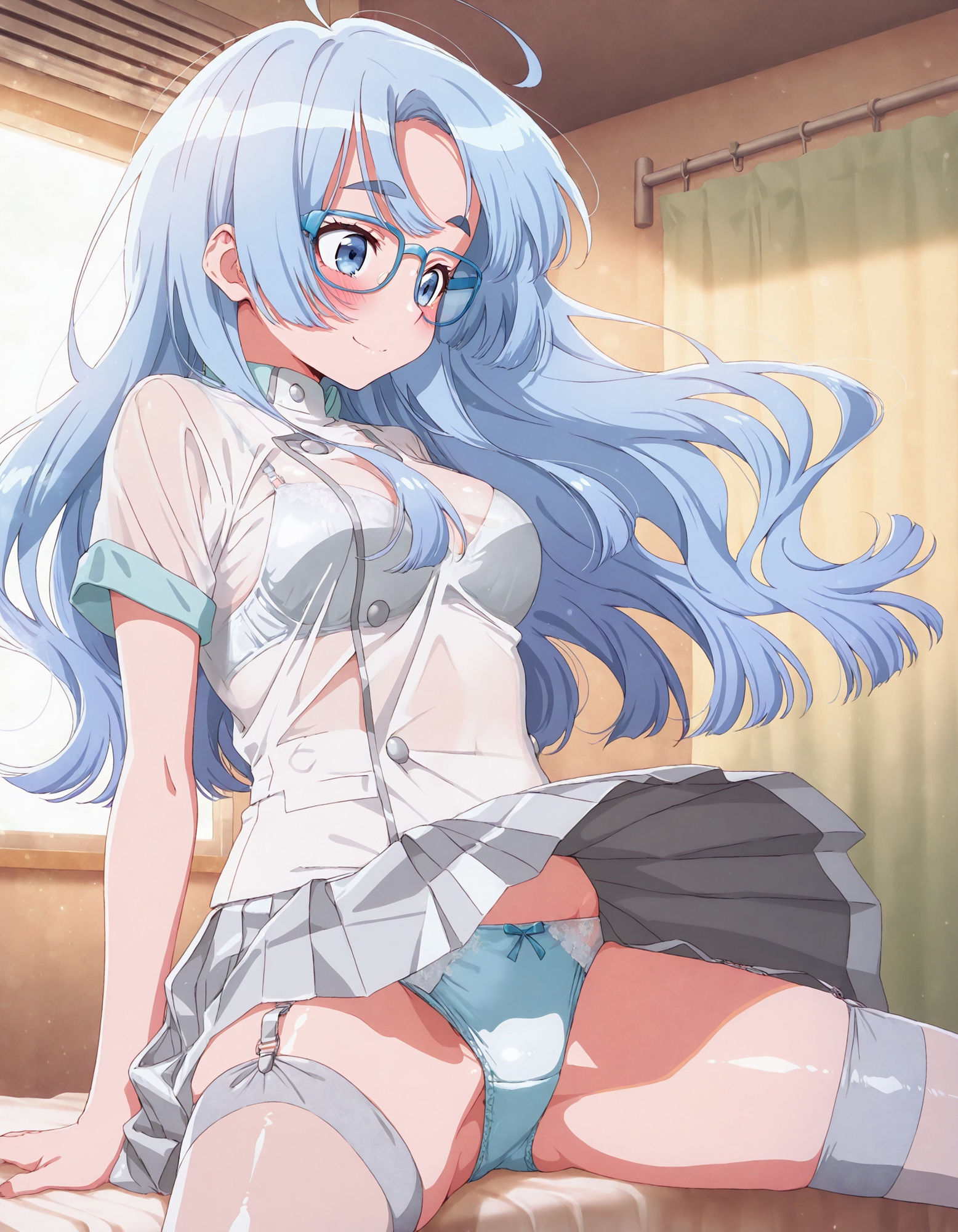 紫〇寺清葉のパンチラ〜ナース服編〜 - サンプル画像 3