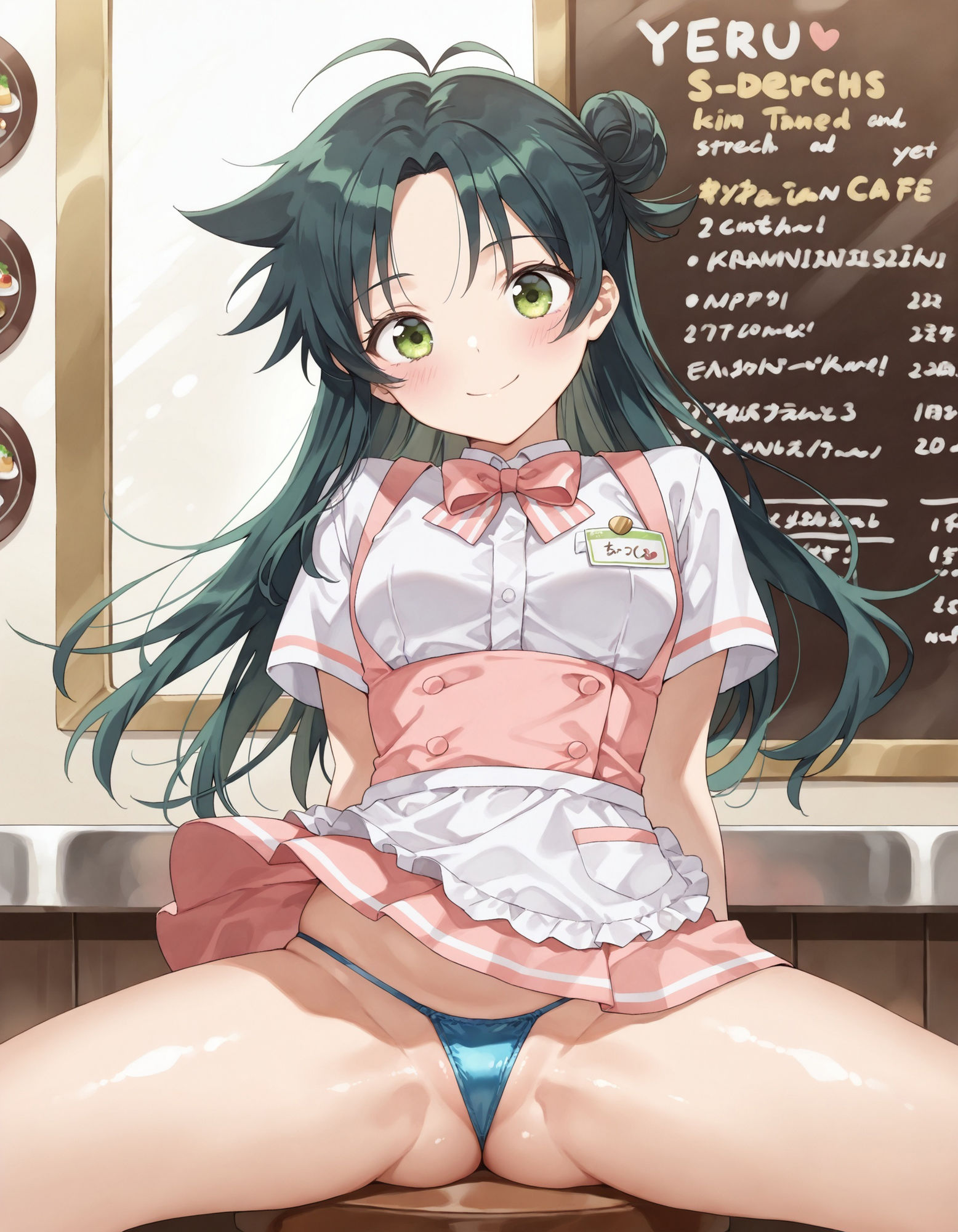 紫〇寺南のパンチラ〜ウェイトレス編〜 - サンプル画像 4