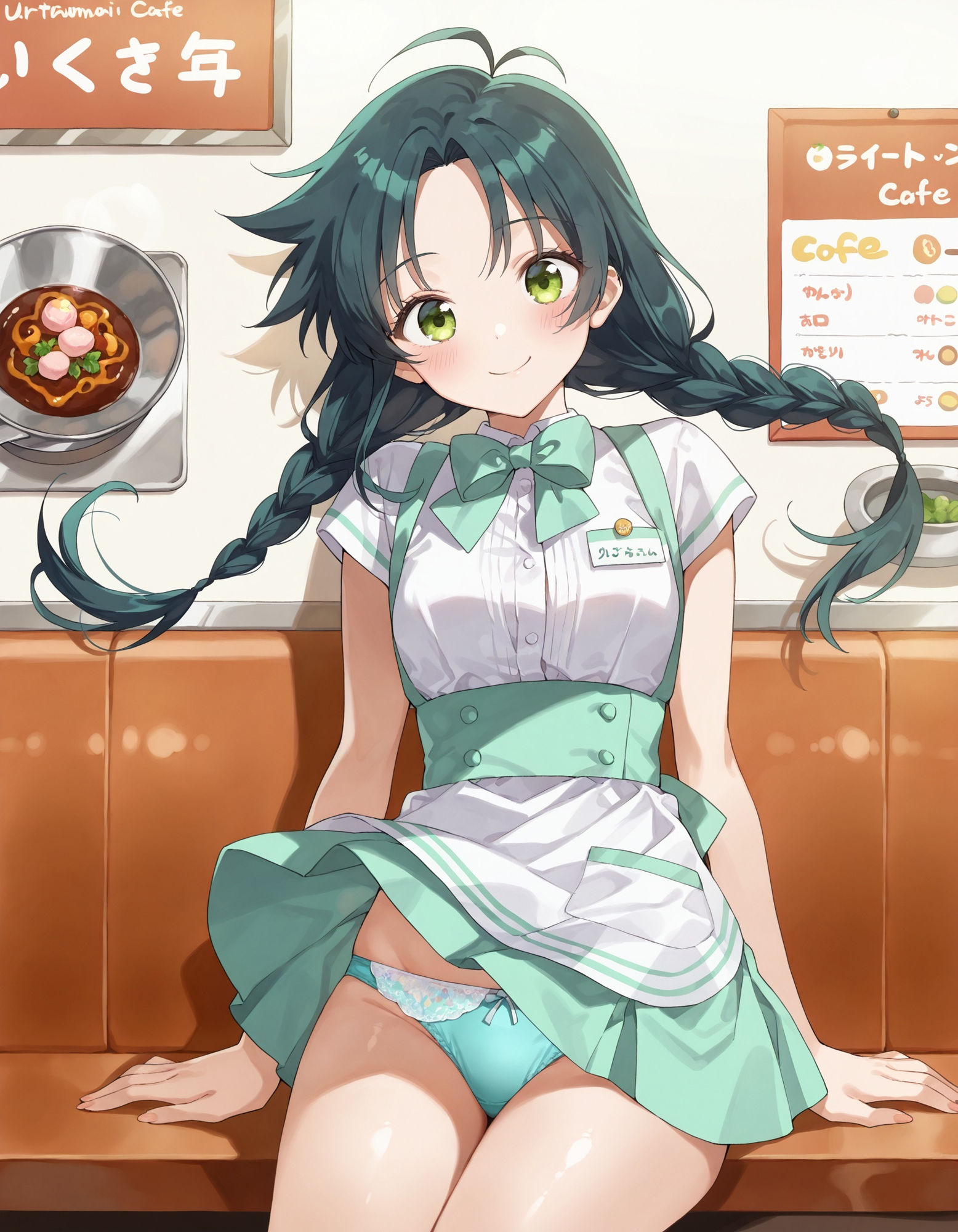 紫〇寺南のパンチラ〜ウェイトレス編〜 - サンプル画像 6