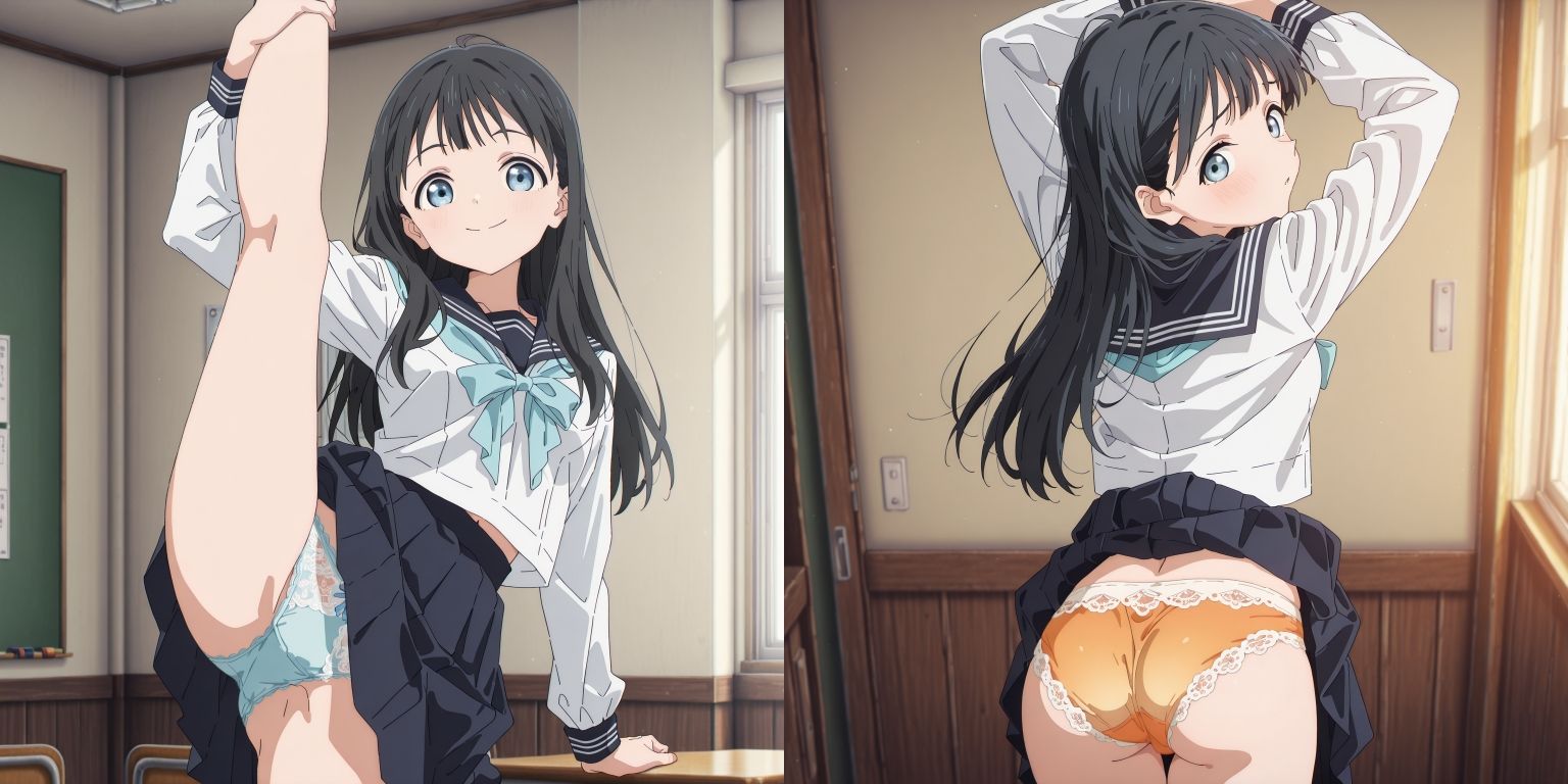 明日ちゃんのパンツ2 - サンプル画像 1