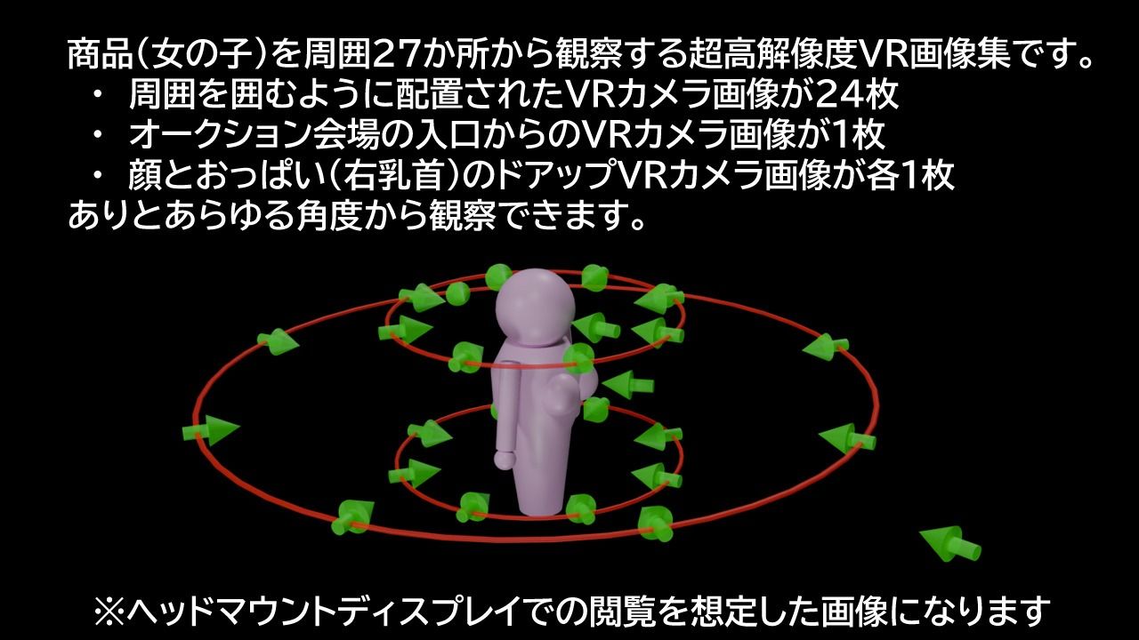 闇オークションで品定め〜商品No1 陽菜〜 - サンプル画像 3
