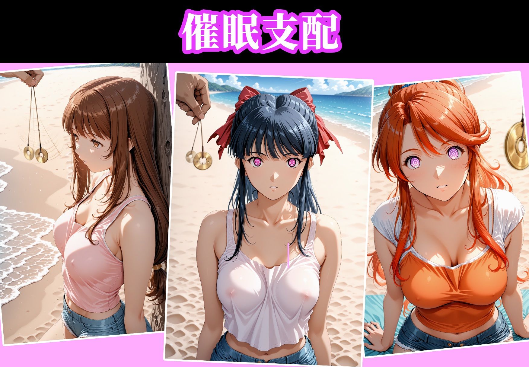 催●ビーチ 〜サ●ラ大戦編〜 - サンプル画像 1