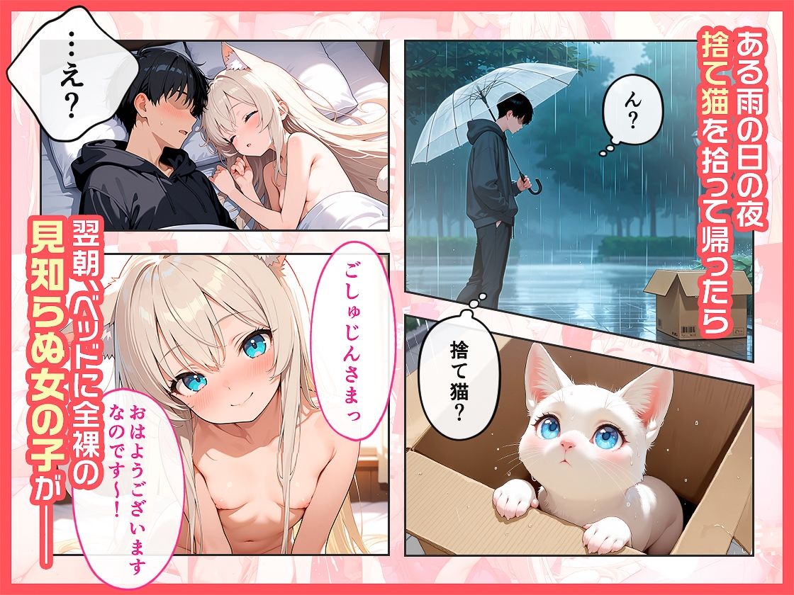 道で拾った白猫の恩返しは濃厚な種付けセックスでした - サンプル画像 2