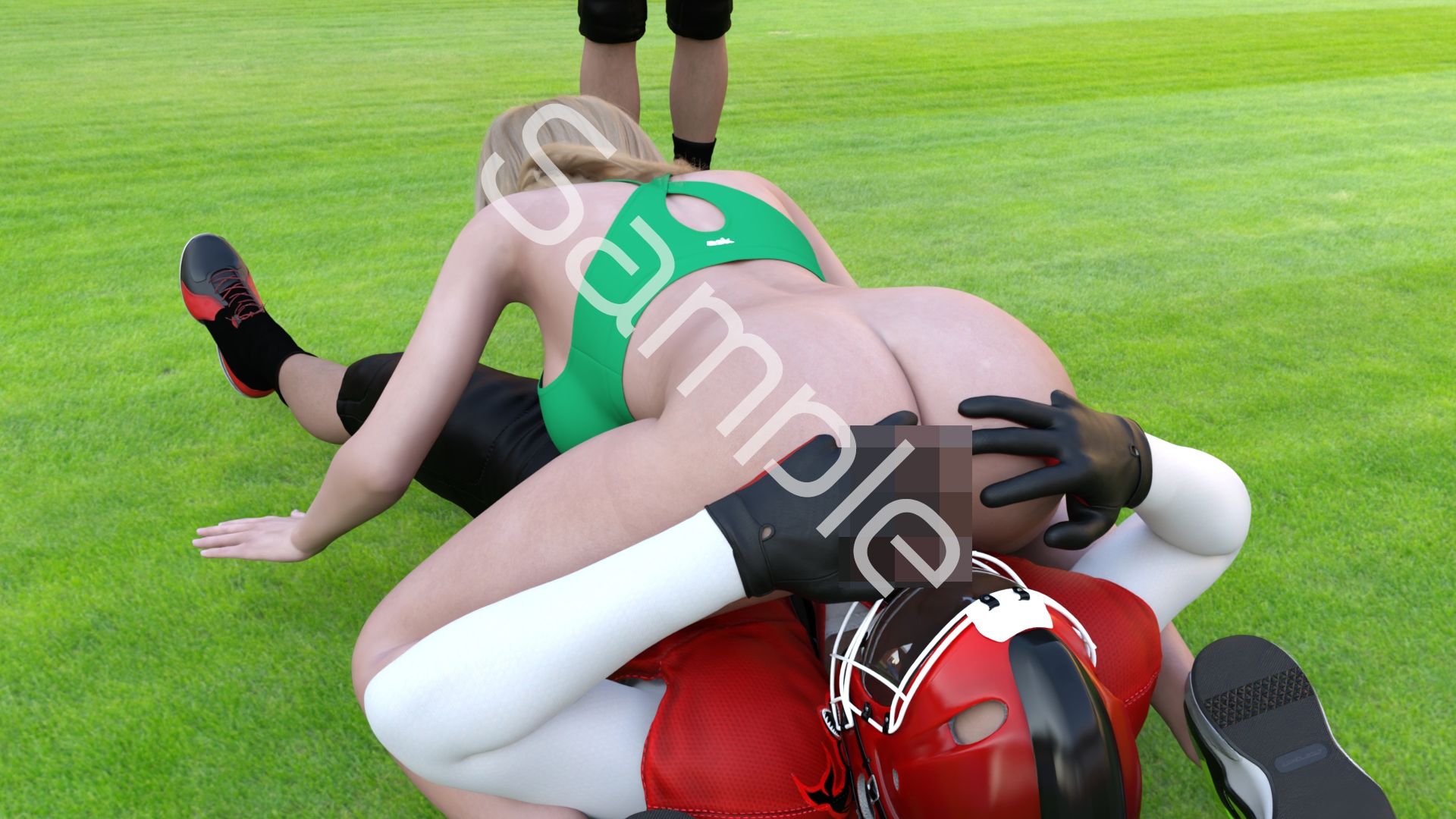 【△100】古舘友梨 陸上部の助っ人として大会に出たところ、同じスタジアムに来ていたアメフト部の男子に犯●れる Vol.003（69シックスナイン） - サンプル画像 2