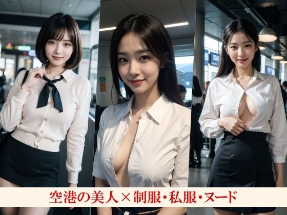 大富豪だけが利用できる噂の空港〜脱げといったら脱いでくれる言いなり女性が働いているらしい〜テイクアウトOK！ - サンプル画像 5