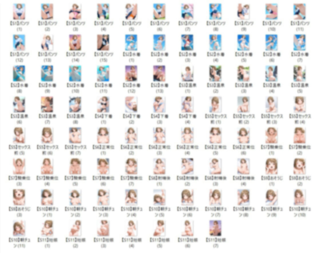 【1/6】M.K イラスト集（SDXL使用） - サンプル画像 2