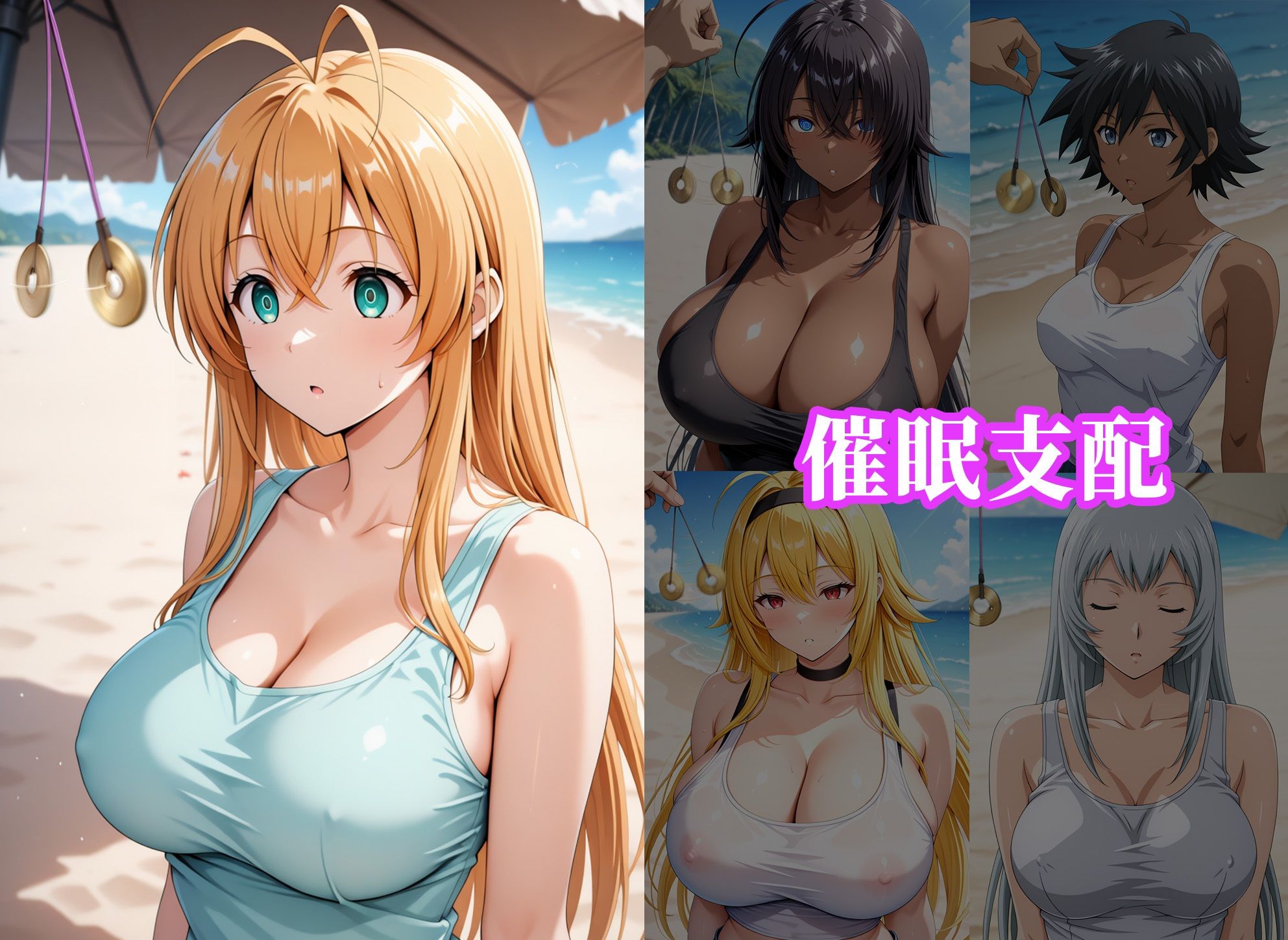 催●ビーチ 〜一騎●千編〜 - サンプル画像 1