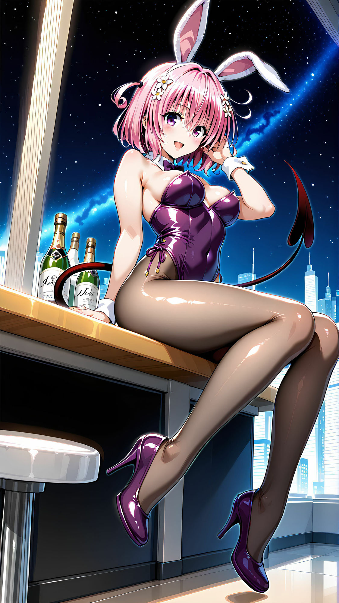 絶倫オジサンがバニーガールを食い荒らしまくって無責任膣内出し！  モ〇・ベリア・デビルーク編 - サンプル画像 1