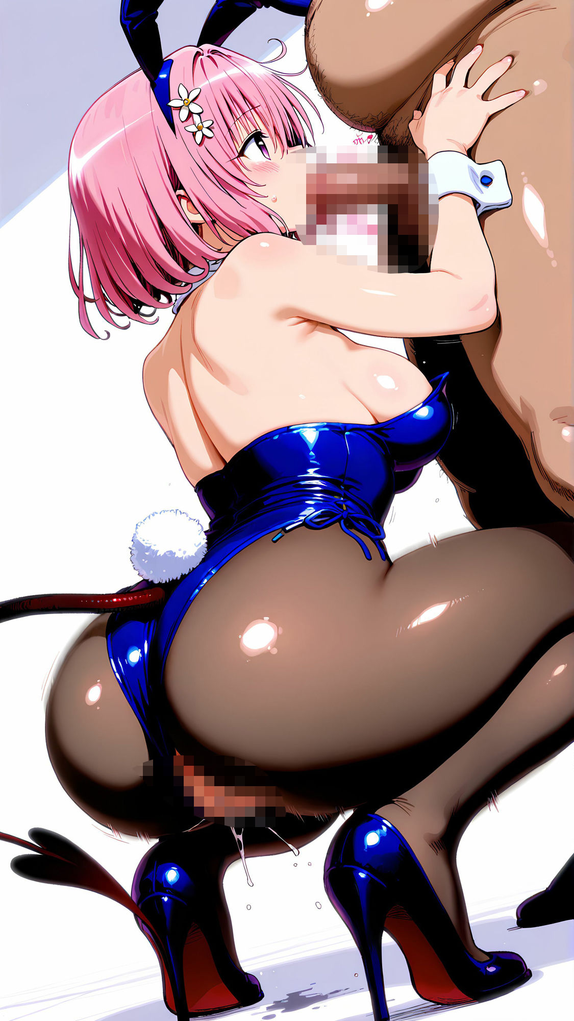 絶倫オジサンがバニーガールを食い荒らしまくって無責任膣内出し！  モ〇・ベリア・デビルーク編 - サンプル画像 2