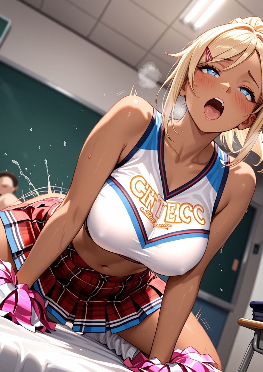 ビッチな黒ギャルアヘ顔セックス - サンプル画像 9