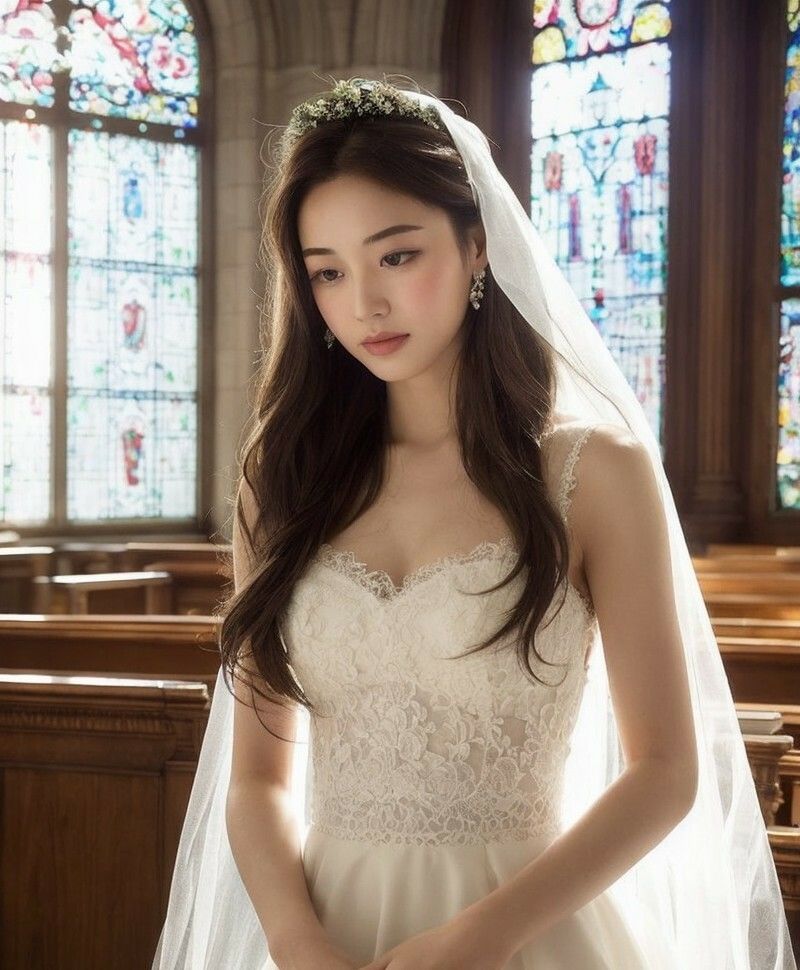 【美女名録】vol5.17  白い約束──その夜に永遠を誓う  200枚【AIグラビア写真集】 - サンプル画像 4