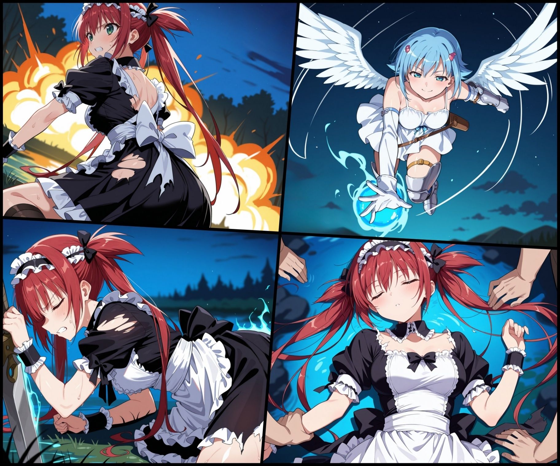 絶望に誘われる冥土 - サンプル画像 2