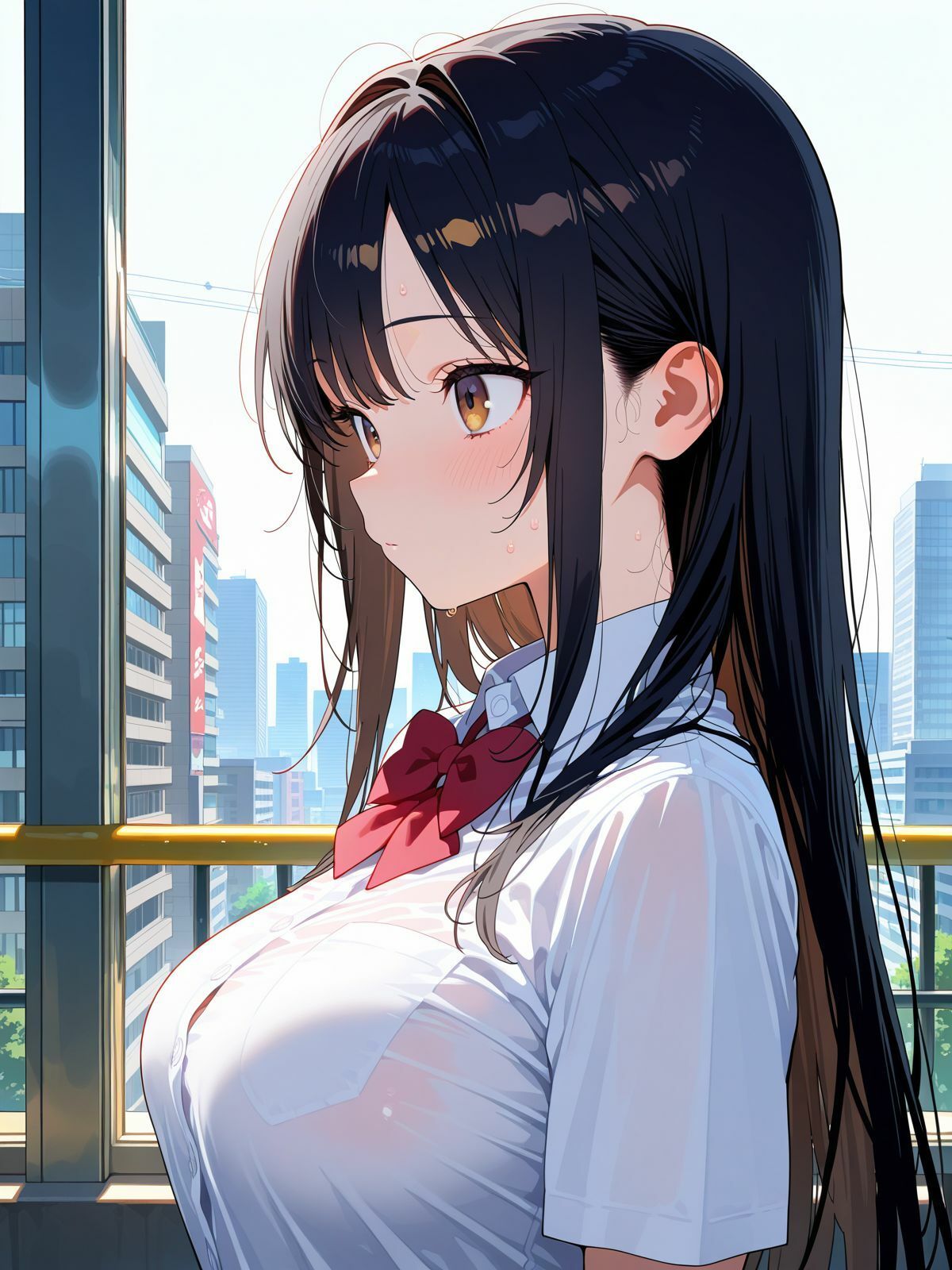 【AIイラスト集】秘密の放課後 濃いめの（はーと）中出し 用務員さんの特別授業316p - サンプル画像 2