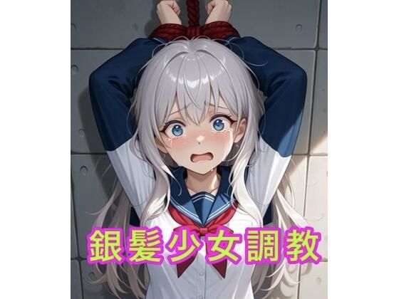 銀髪少女調教