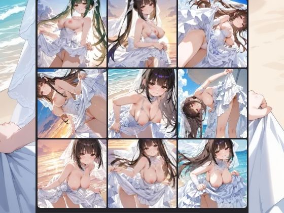 nude wedding2025 ［花嫁さんのビーチSEX記録］ - サンプル画像 5