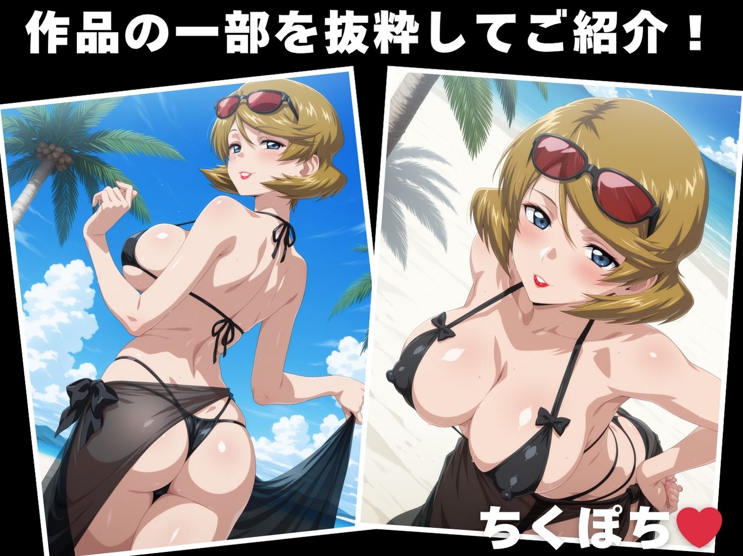 【催◯・水着・妊娠】タ●ア・グラデ●ス - サンプル画像 1