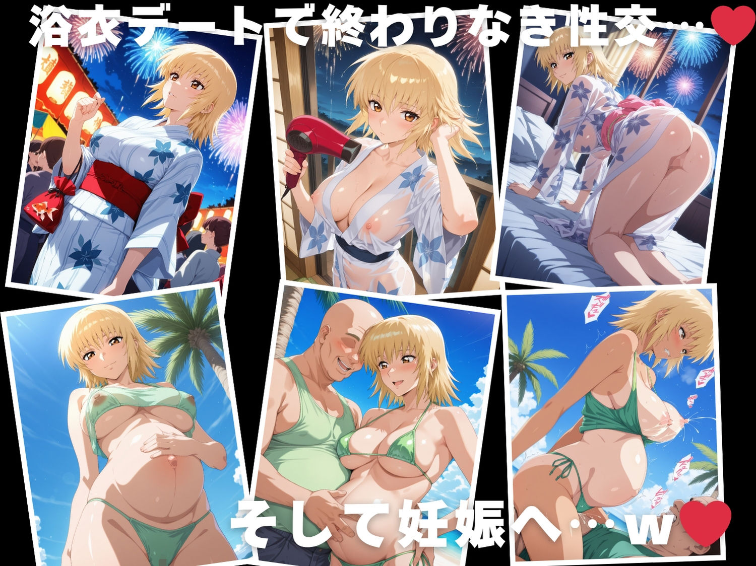 【催◯・水着・妊娠】カガリ・ユ●・ア●ハ - サンプル画像 10