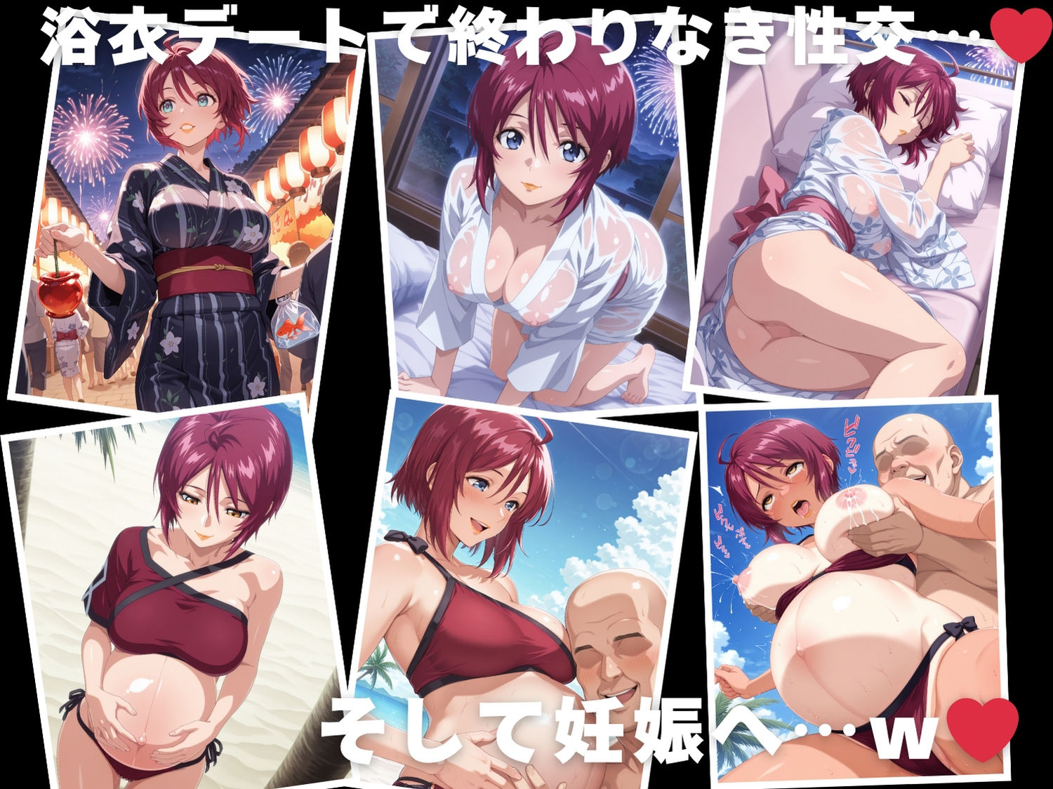 【催◯・水着・妊娠】ルナマ●ア・ホ●ク - サンプル画像 10