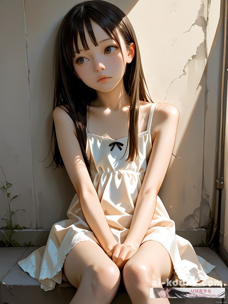 AI貧乳少女 南あきら写真集「コンクリート少女」 - サンプル画像 5