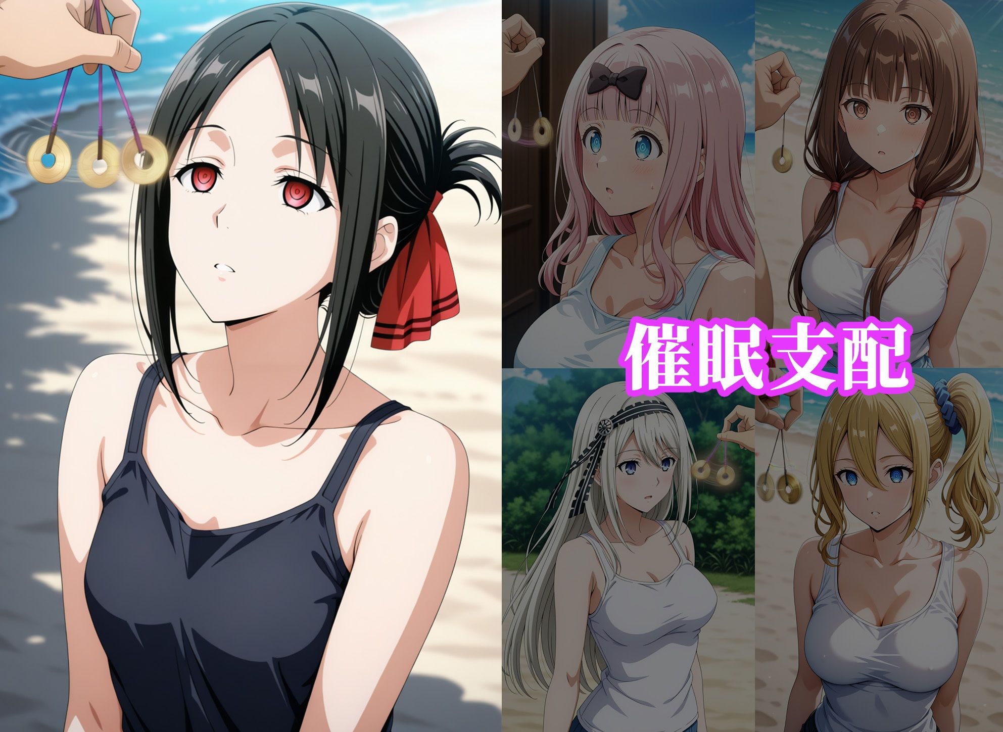 催●ビーチ 〜かぐや様は●らせたい編〜 - サンプル画像 3