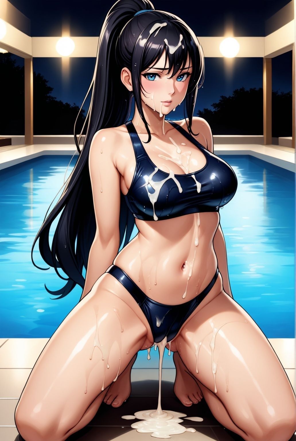 しっとり濡れる人妻熟女  水泳教室で妖艶に堕ちて - サンプル画像 8