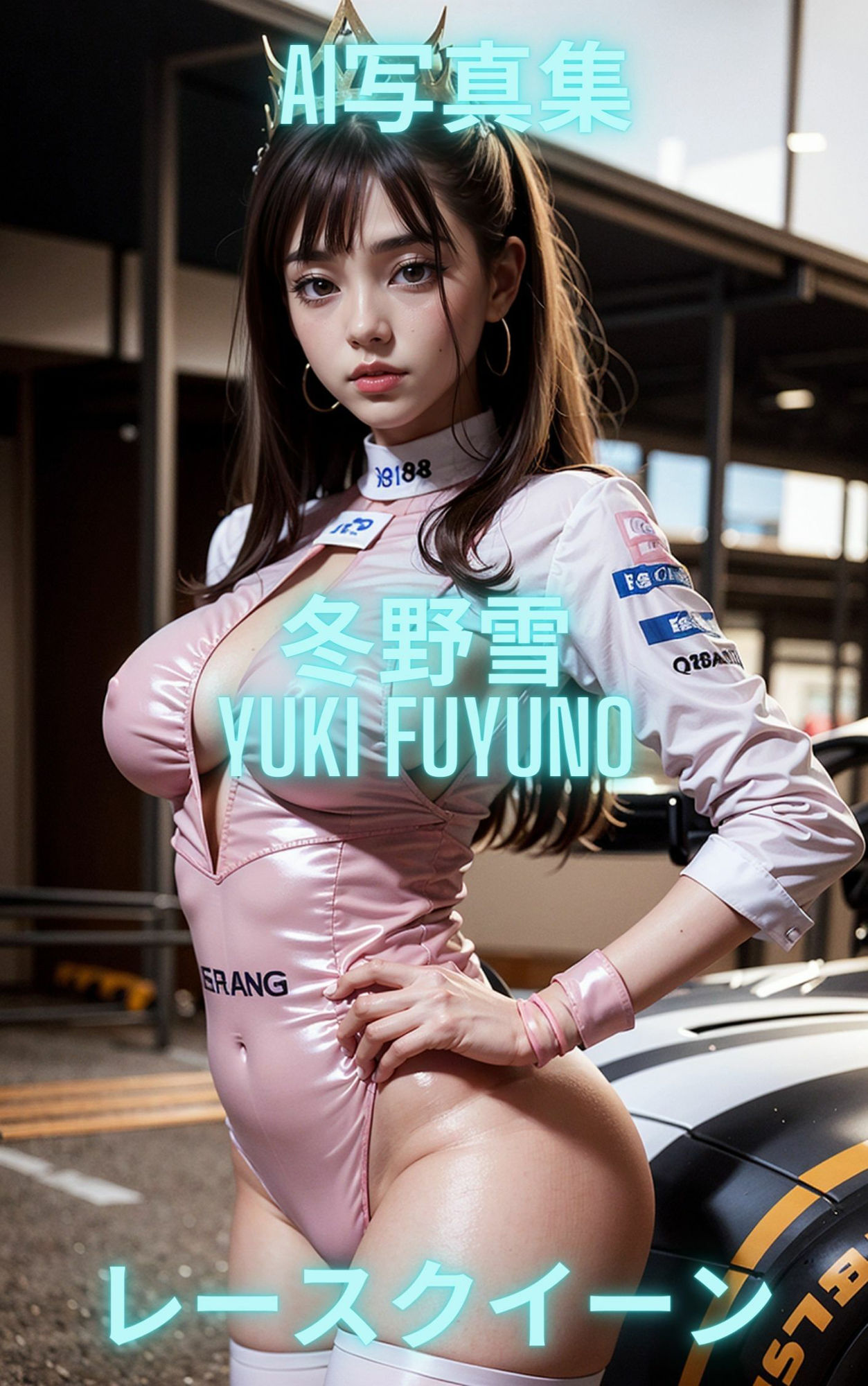 AI写真集 冬野雪 Yuki Fuyuno レースクイーン - サンプル画像 1