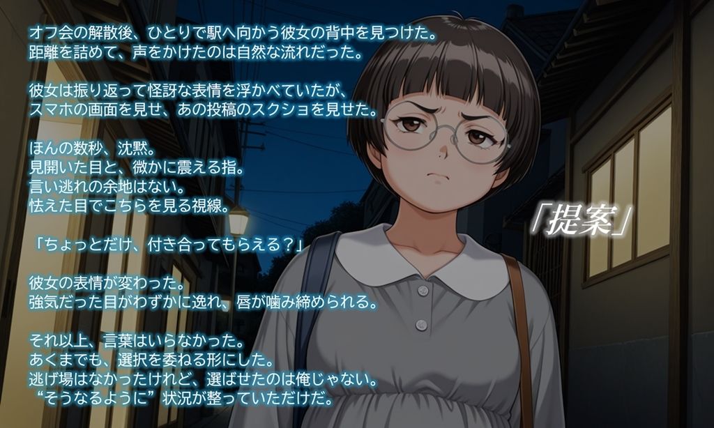 たまたま弱みを握った顔も性格もいまいち、バズりも映えも無縁なフォロワー女子が最低限使える身体だったから言うことを聞かせているだけ。 - サンプル画像 3