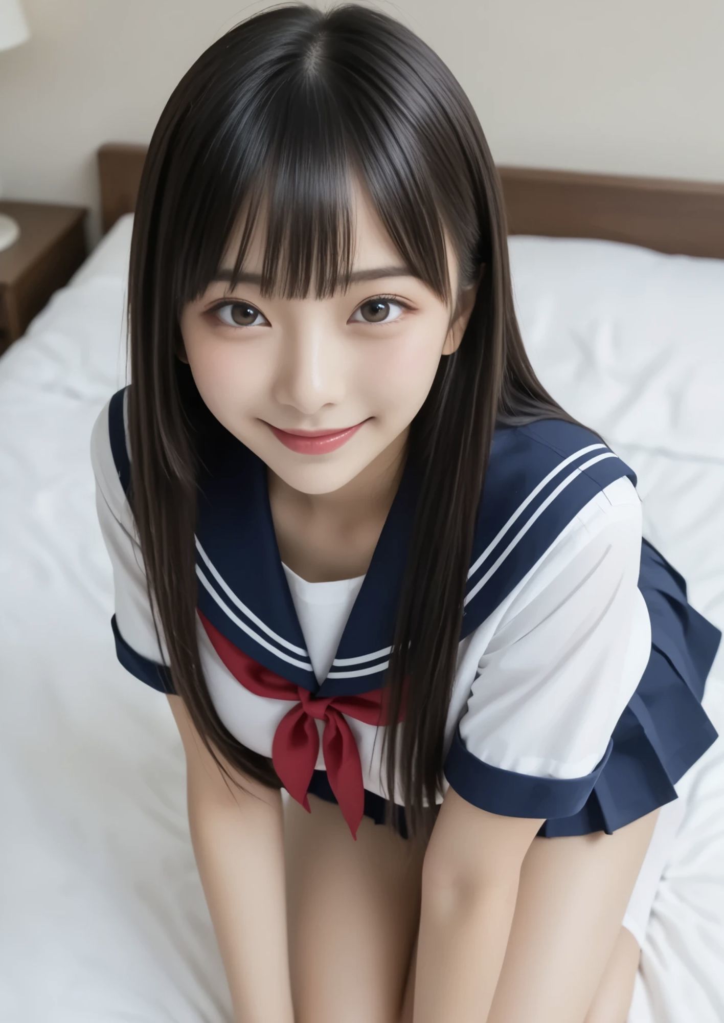 今日だけ！セーラー服っ！！如月クレア - サンプル画像 2