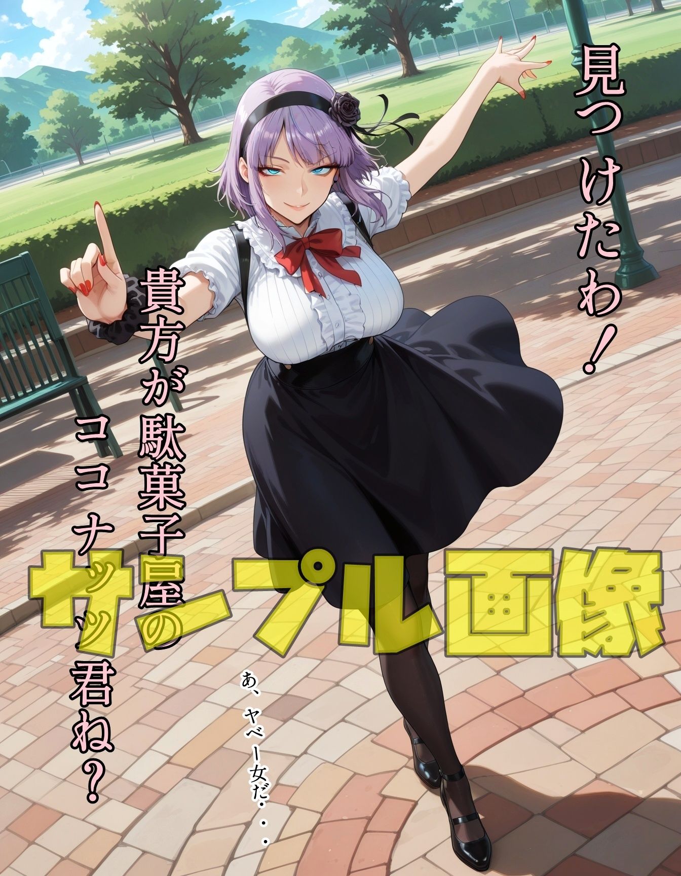 駄菓子が全てのヤベー女  前編 - サンプル画像 1